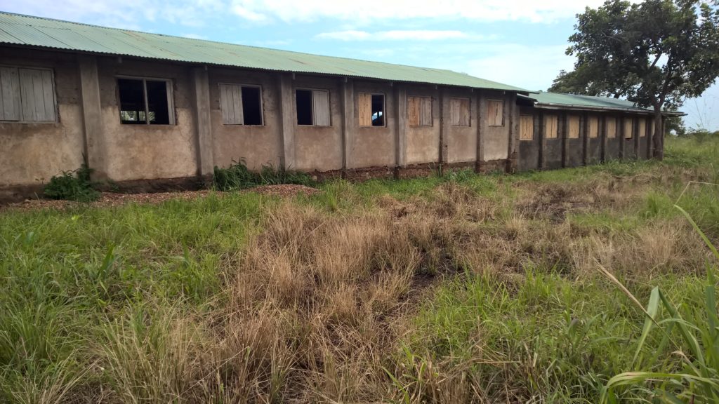 Repaired classrooms in July 2015.
