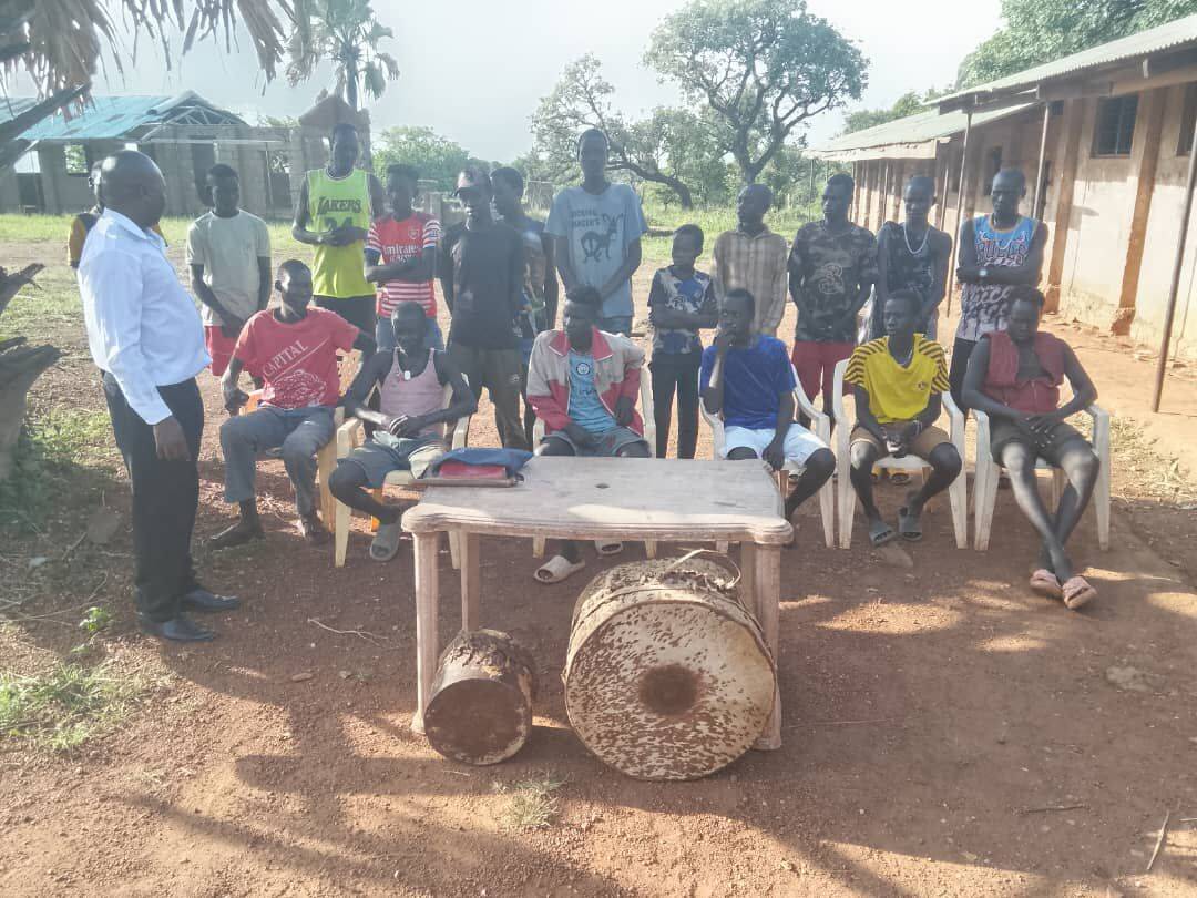 Men's Bible Study in Boma